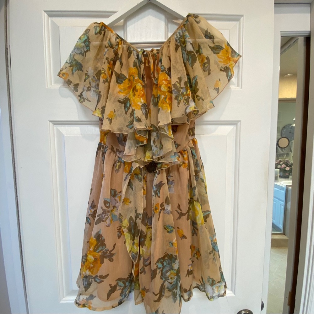 Flowy floral dress